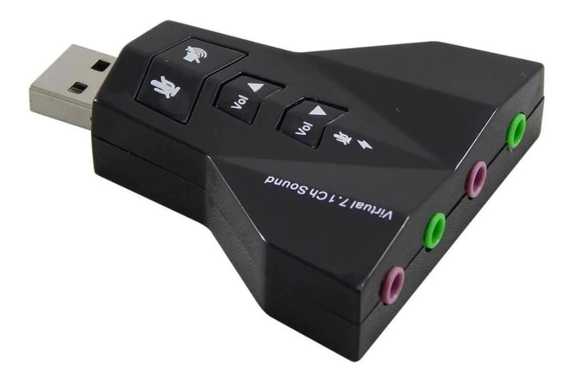 Adaptador placa de som UBS A 2.0 4 portas| KNUP HB-T65