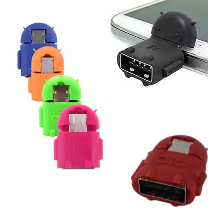 Adaptador OTG Micro USB V8 para USB A | LELONG