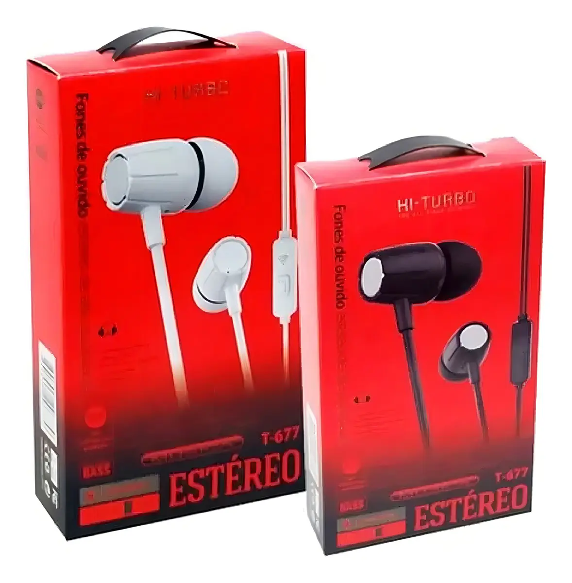 Fones de Ouvido P2 estéreo com microfone | HI-TURBO T-677