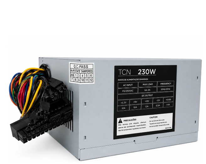 Fonte de Alimentação ATX Para Computador Bulk TCN 230W