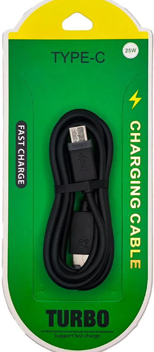Cabo USB para Tipo-C 2A – Carregamento Rápido