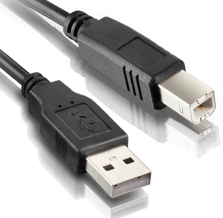Cabo USB para Impressora – USB-A para USB-B