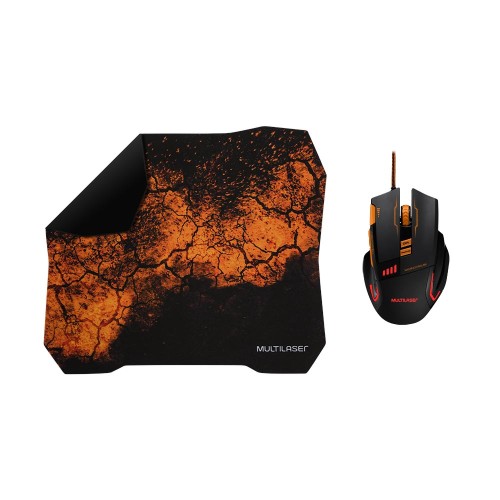 Combo mouse e mouse pad gamer 3200dpi