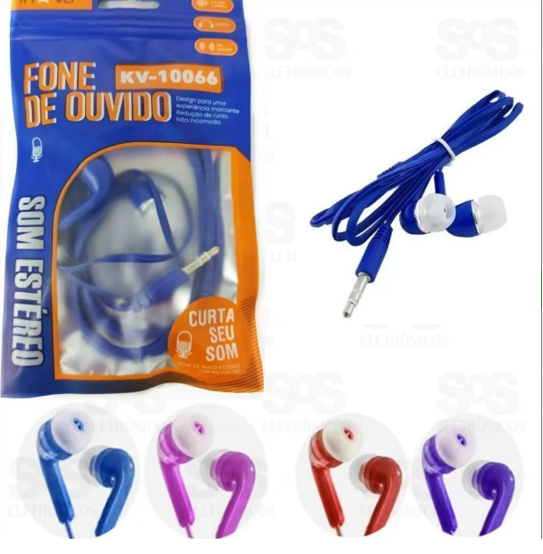fone de ouvido Inova MD-10066 com microfone